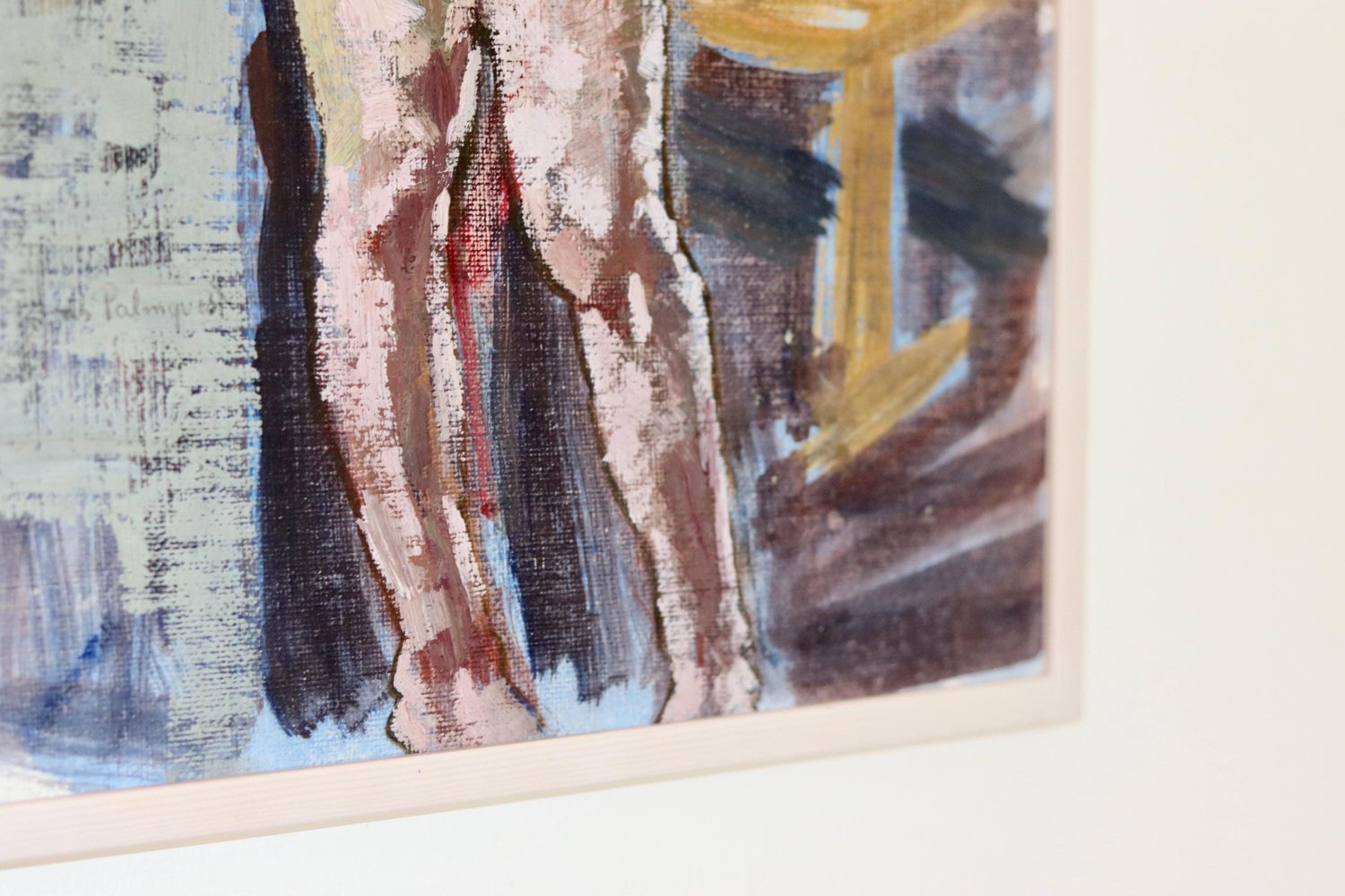 Lars Palmqvist Nude Figure Study S Oil On Board Framed For Sale At Pamono