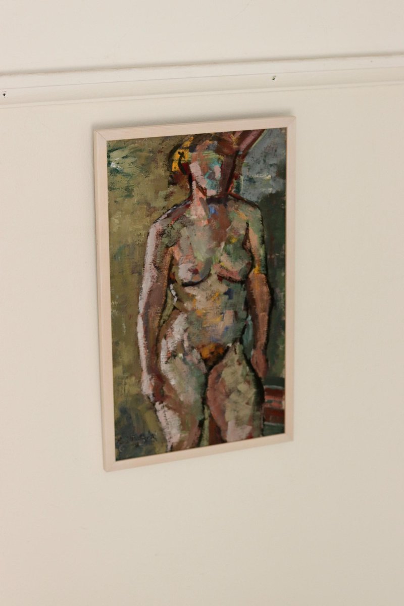 Lars Palmqvist Nude Figure Study S Oil On Board Framed For Sale At Pamono
