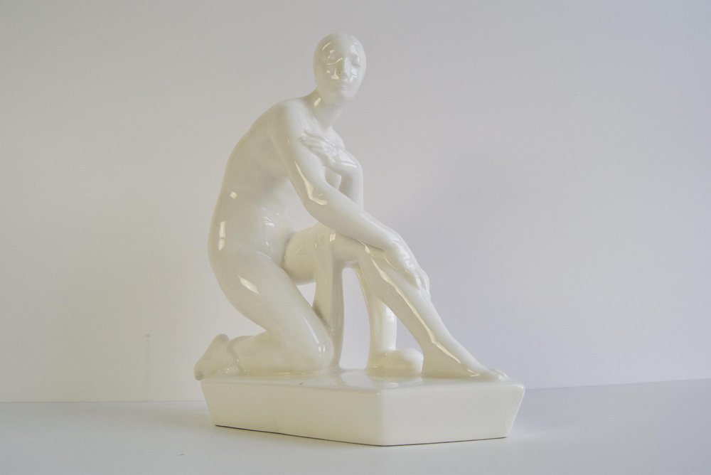 Ceramic Sculpture Of A Naked Woman By Hubert Kova K Svitavka S For Sale At Pamono