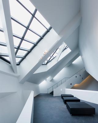 Denver Art Museum Courtesy Of The Denver Art Museum Four Story El Pomar Grand Atrium In S