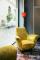 Contemporary carpet, Transition Collection, India; Armchairs by Ico and Luisa Parisi, Italy, 1950s; Floor Lamp by Tommaso Buzzi, Italy, 1933-34