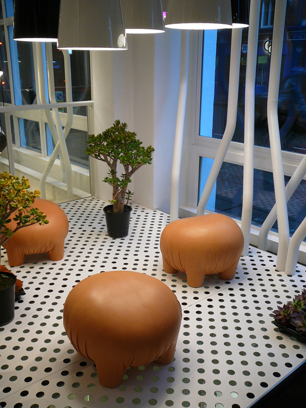 And these fantastic poufs by Front!