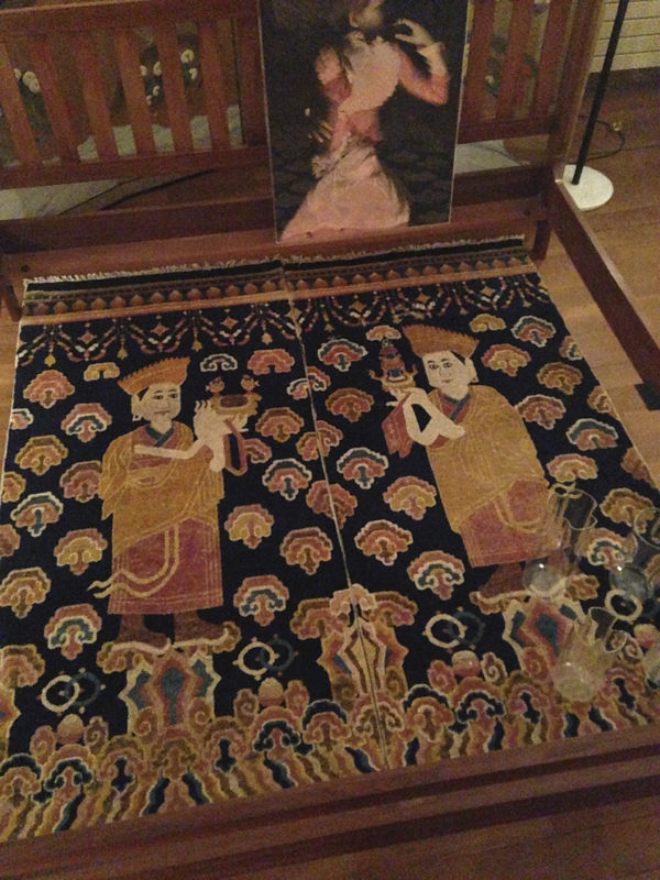 screen rinpaschool edo period_couple carpets late 19th cina_bed LT 29 franco albini