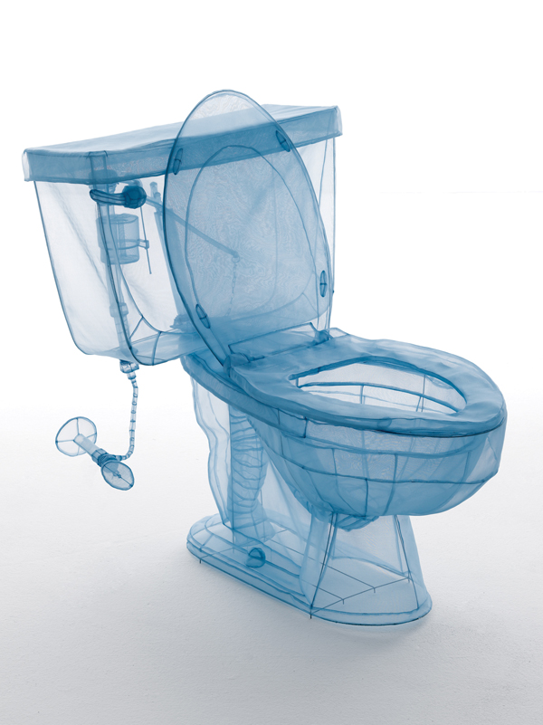 "Specimen Series: 348 West 22nd Street, APT. New York, NY 10011, USA - Toilet" 2013. © Do Ho Suh Courtesy the artist and Lehmann Maupin, New York and Hong Kong Photo by Taegsu Jeon