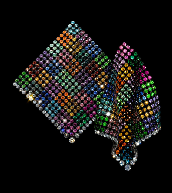 Jewels by JAR, Multicolored Handkerchief Earrings, Metropolitan Museum of Art