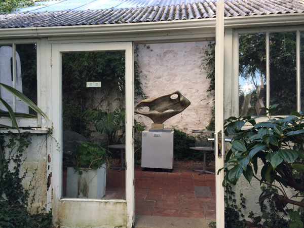 Barbara Hepworth - studio visit - sculpture garden