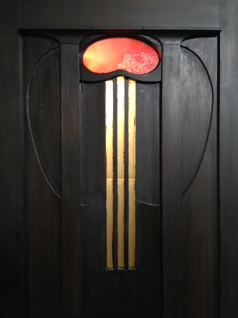 Door detail in the Queen's Cross Church, designed by genius C. R. Mackintosh