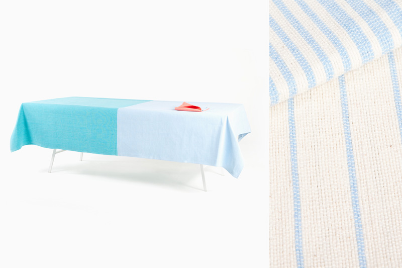 Oaxaca Facades Table Linens Set by Diario, courtesy of the designer and L'ArcoBaleno