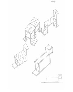 "Muret", Drawing by Martine Bedin, 2006. Courtesy of Martine Bedin