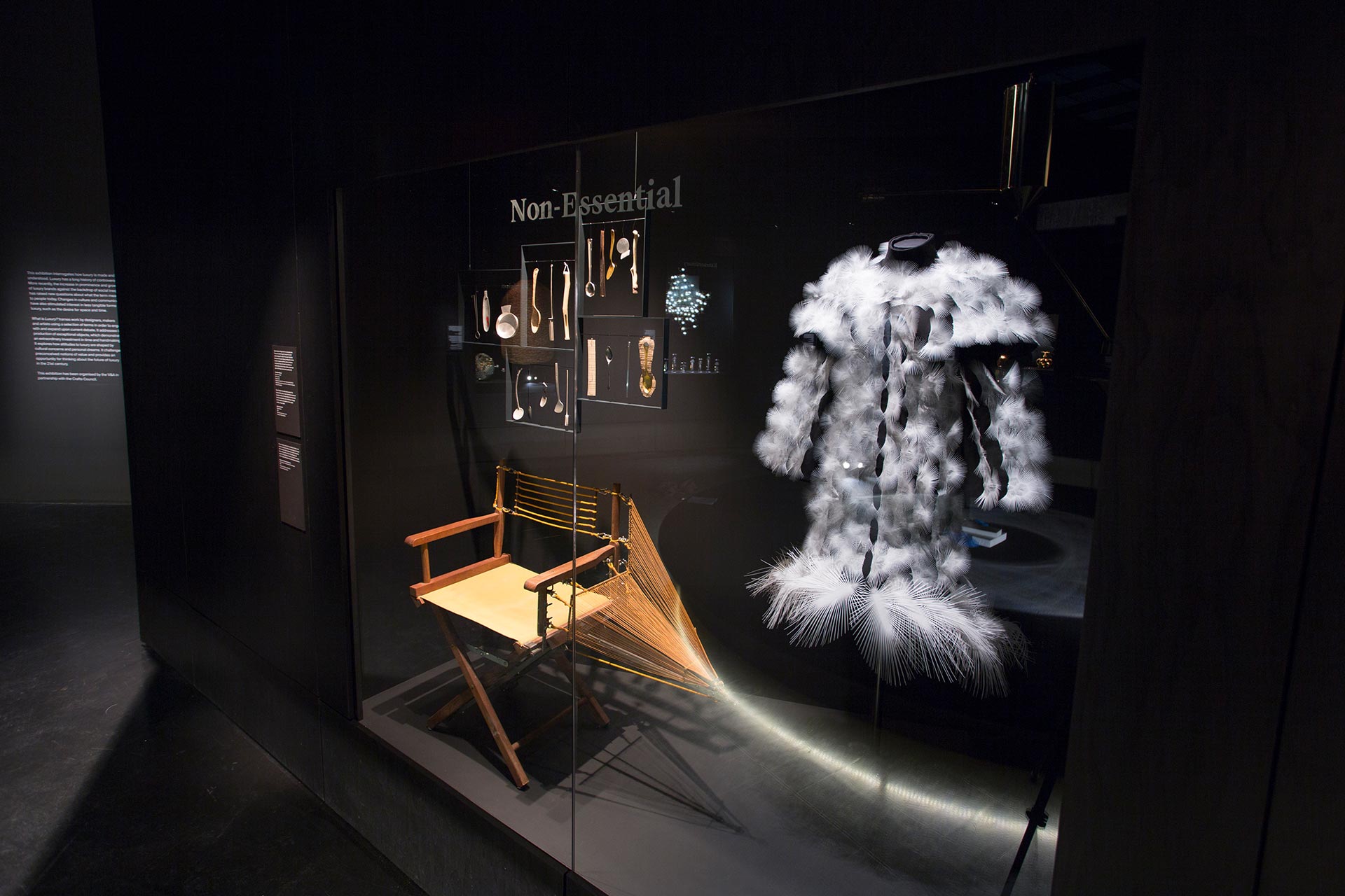 Installation view of What is Luxury?Courtesy of Victoria and Albert Museum