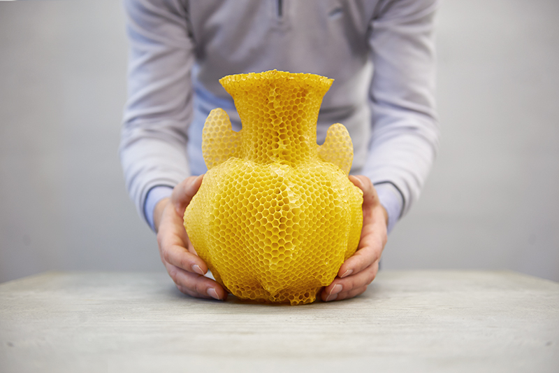 Honeycomb Vase by Tomáš Gabzdil Libertíny. Photo © Eric Zee; courtesy of the designer.