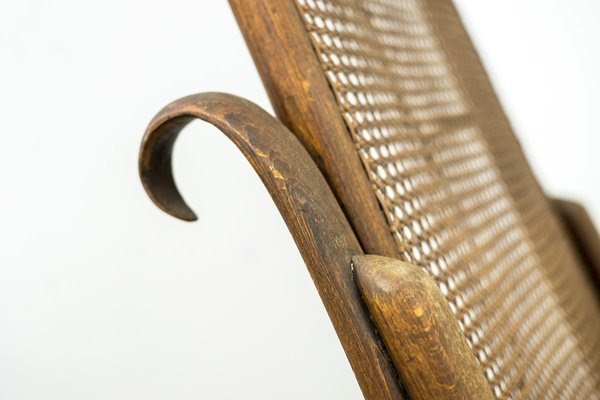 Antique cane sale back rocking chair