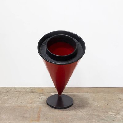Conical Plastic Wastepaper Basket by Angelo Cortesi & Sergio