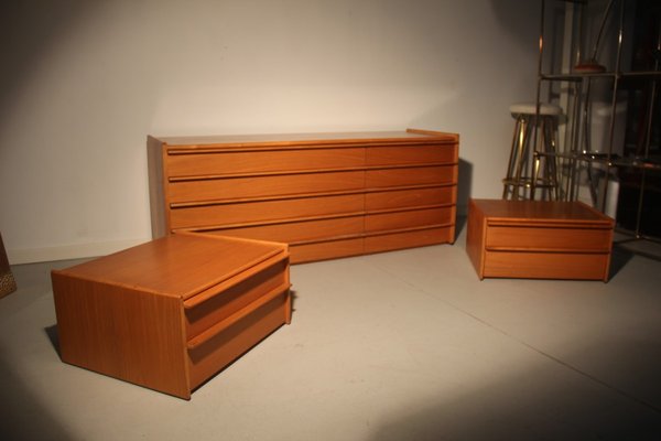 Chestnut Bedroom Set 1960s