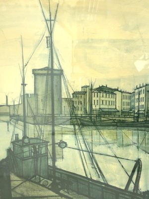 Bernard Buffet, Litografía, La Rochelle en venta en Pamono