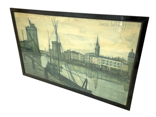 Bernard Buffet, Litografía, La Rochelle en venta en Pamono