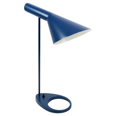 Dark Blue Table Lamp By Arne Jacobsen, Jacobsen Table Lamp
