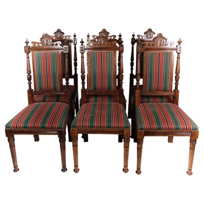 Dining room chairs with arms for sale online