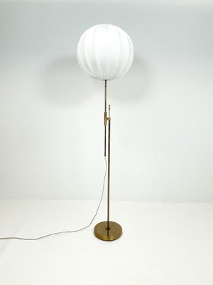 Brass Floor Lamp From Falkenbergs Belysning Sweden 1960s For At Pamono Brass Floor Lamp From Falkenbergs, Floor Lamp Shade Glass Bowl