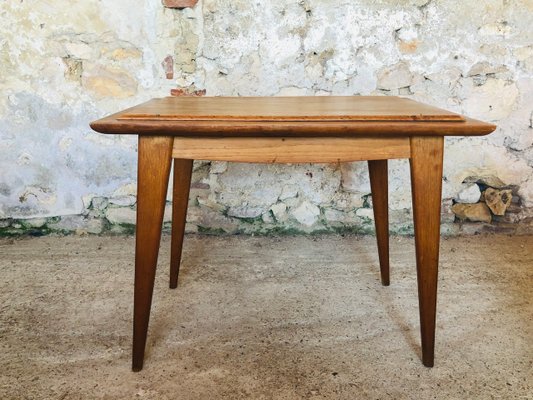 Mid Century Side Table with Compass Legs 1960s for sale at Pamono