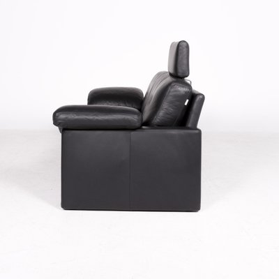Black Leather Sofa From Brühl Sippold, Leather Furniture Ratings