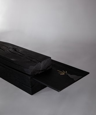 Unique Charcoal Black Coffee Table By, Coffee Table Origin Coffin