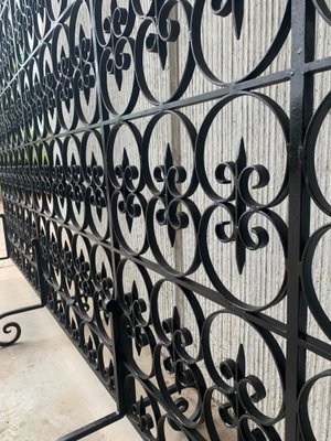 Panneau Brise Vue Décoratif Paravent Extérieur Motif Végétal Acier Noir Panneau Brise Vue Décoratif Paravent Extérieur Motif Végétal Acier Noir