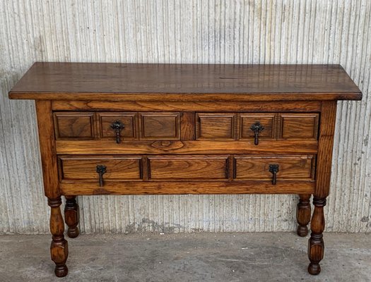 20th Century Catalan Pine Console Table With Three Drawers For At Pamono 20th Century Catalan Pine Console Table, Pine Console Table With Drawers