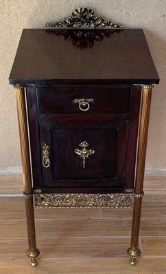 Antique mahogany nightstand circa 1940 deals