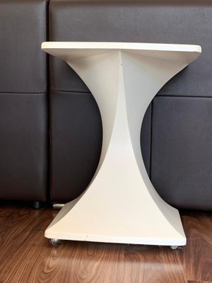 Italian Mid Century Pedestal Side Table
