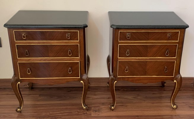 Nightstand shop set black