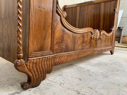 Antique full sale size bed frame