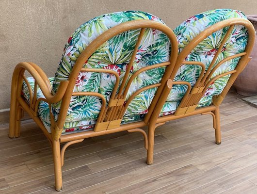 Mid century on sale modern bamboo furniture