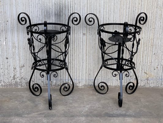 Iron sale plant stand