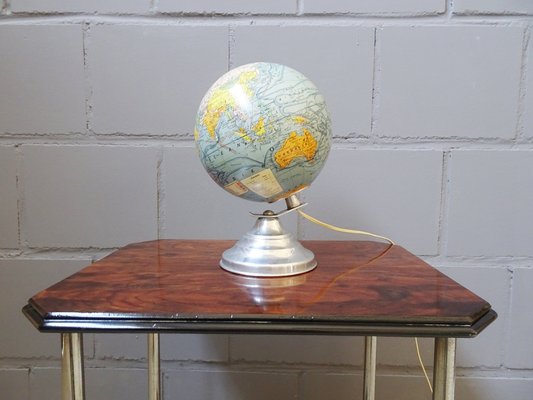 Earth Globe Table Lamp By Girard, Earth Table Lamp