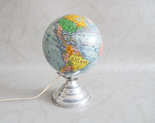 Earth Globe Table Lamp By Girard, Earth Table Lamp