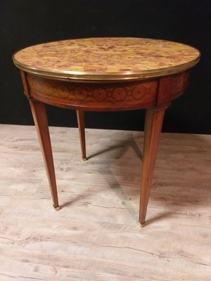 Louis XVI Style Round Pedestal Table