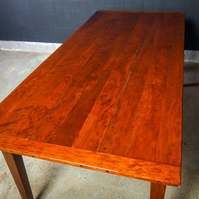 Vintage Cherry Wood Dining Table For, Best Stain For Wood Desk Tops In Ecuador