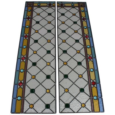 Art Deco Italian Stained Glass Panels 1935 Set Of 2 For Sale At Pamono Art Deco Italian Stained Glass Panels 1935 Set Of 2 For Sale At Pamono