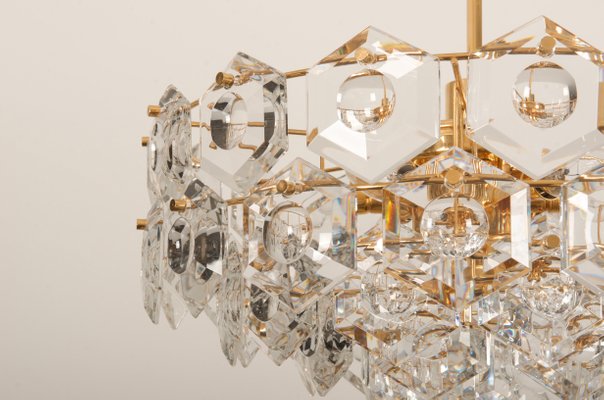 Large Mid-Century Chandelier from Kinkeldey for sale at Pamono
