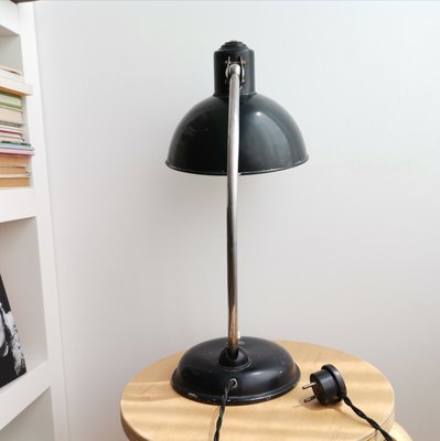 Tischlampe Schreibtischlampe Gelenkarm Lampe im Bauhaus Stil Art Deko Versilbert 