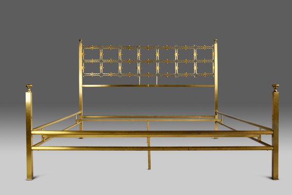 Brass headboard double discount