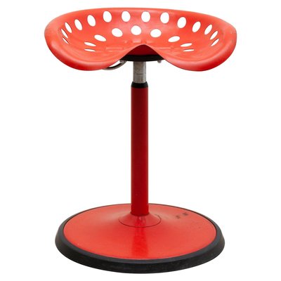 Red Tractor Seat Stool By Etienne, How To Fix A Wobbly Swivel Stool