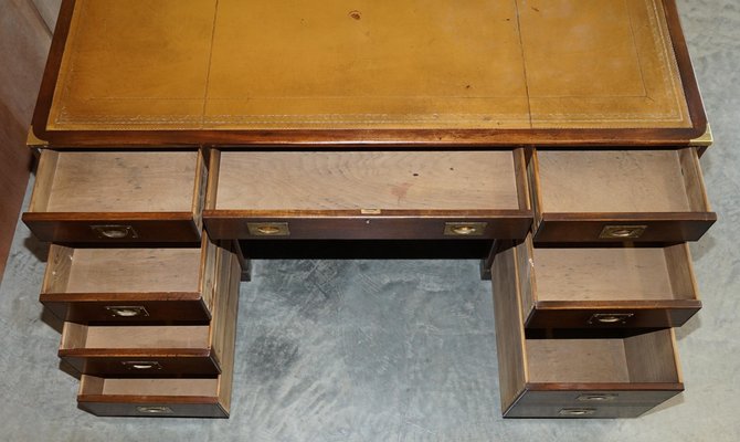 Vintage campaign desk deals