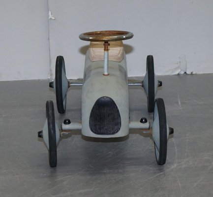 Vintage French Style Children S Racing Car In Metal For Sale At Pamono