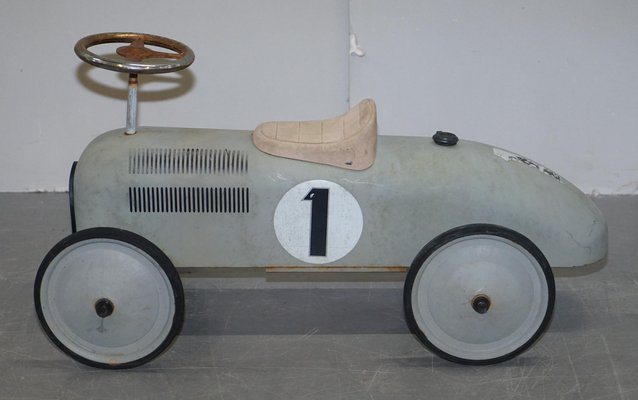Vintage French Style Children S Racing Car In Metal For Sale At Pamono