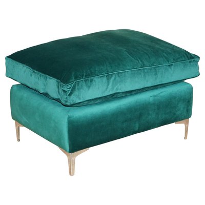 Velvet ottoman 2024 for sale