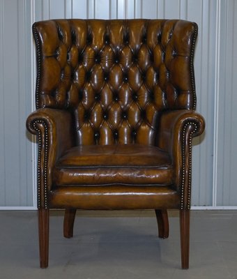 Chesterfield wingback armchair deals