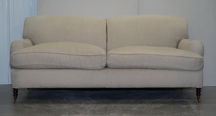 Grey Scroll Arm Sofa From George Smith, George Smith Sofa Review