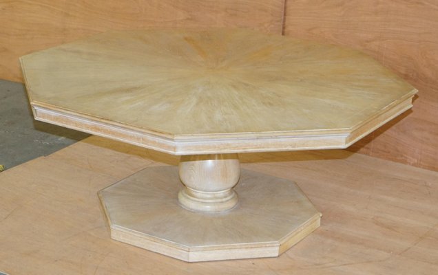 Seat Dining Table With Timber Patina, How Big Does A Round Table Have To Be Seat 8